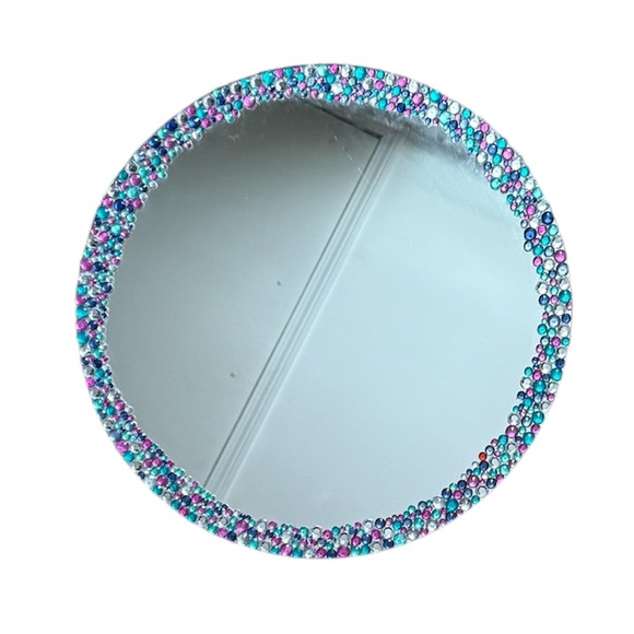 Girls Jewelry Accent Round Mirror - Picture 1 of 3